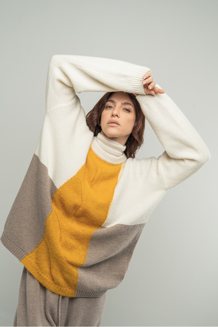Maglia Over Treccia