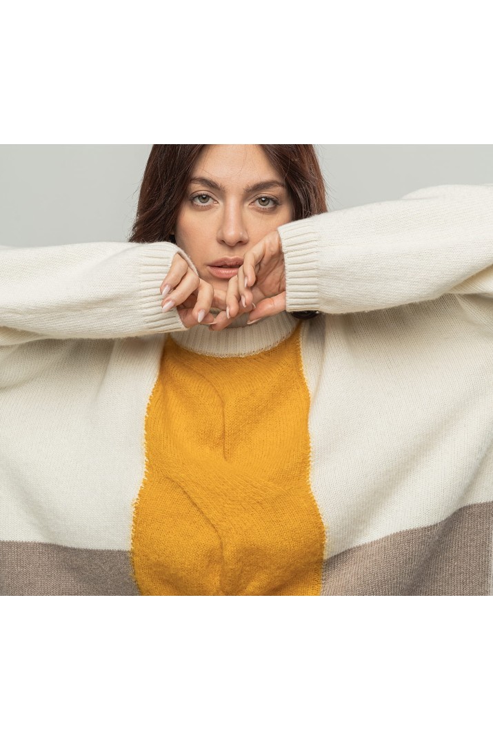 Maglia Over Treccia