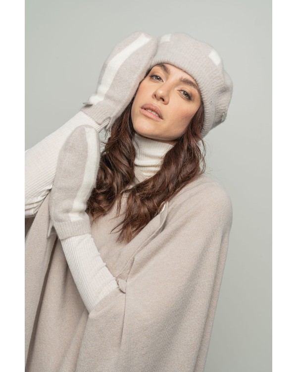 Muffola infeltrita intarsio