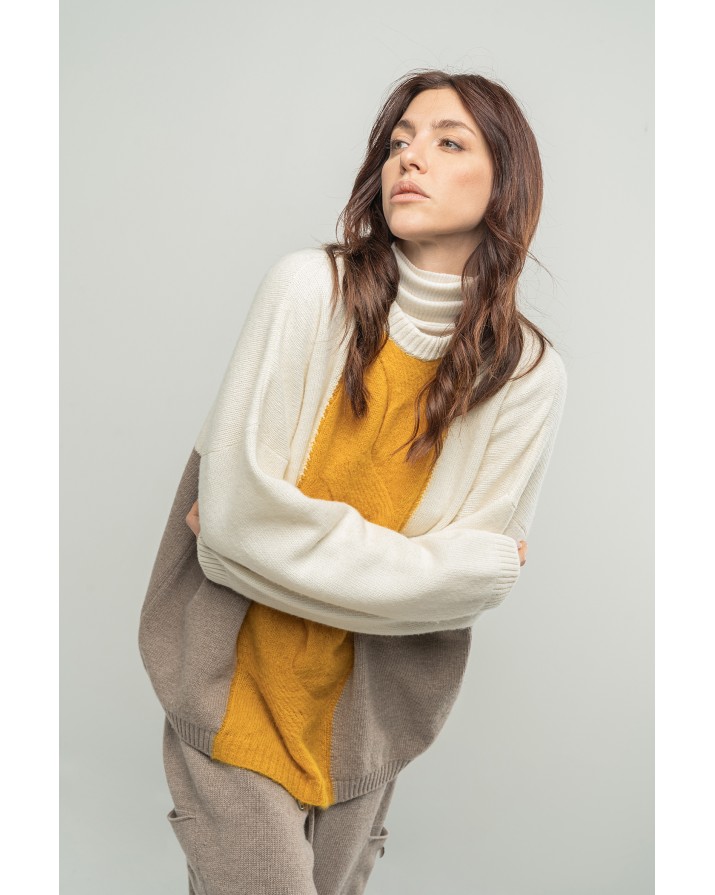 Maglia Over Treccia
